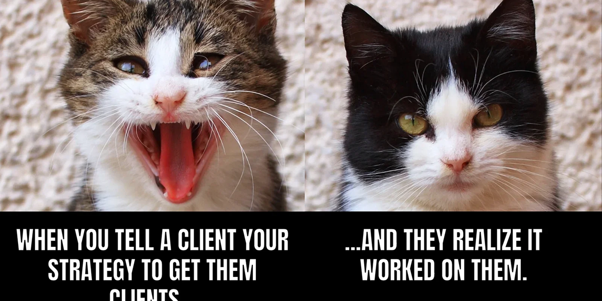 marketing happy client